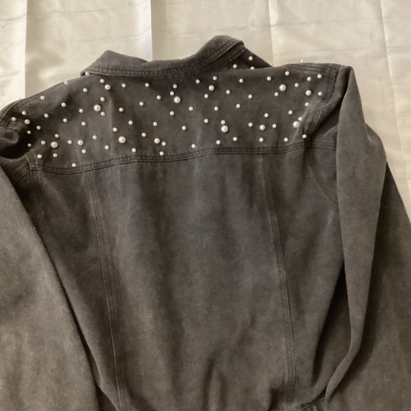 Pearl Beading Denim Jacket - Picture 6 of 6